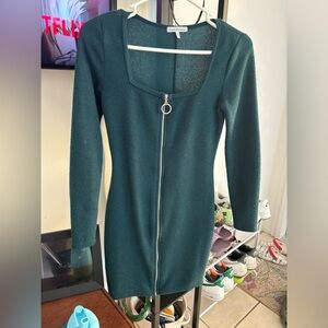 Charlotte Russe zip mini dress
